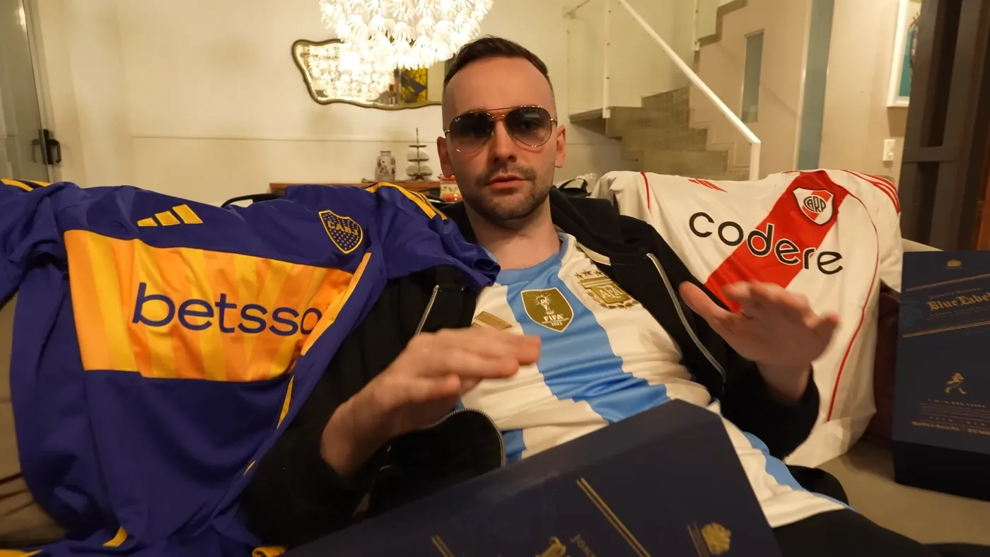 Xokas en su viaje a Argentina