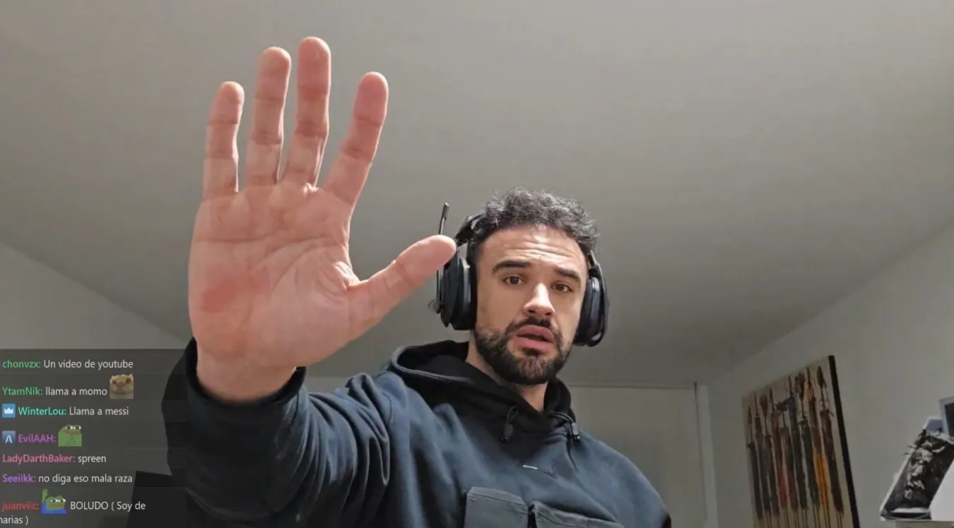 IlloJuan en un directo