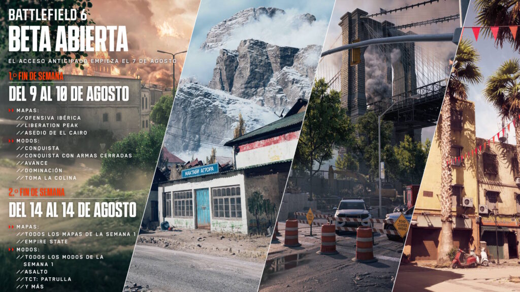 Cómo jugar a la beta abierta de Battlefield 6