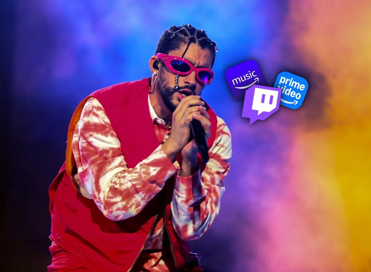 Bad Bunny en concierto en Twitch y Prime