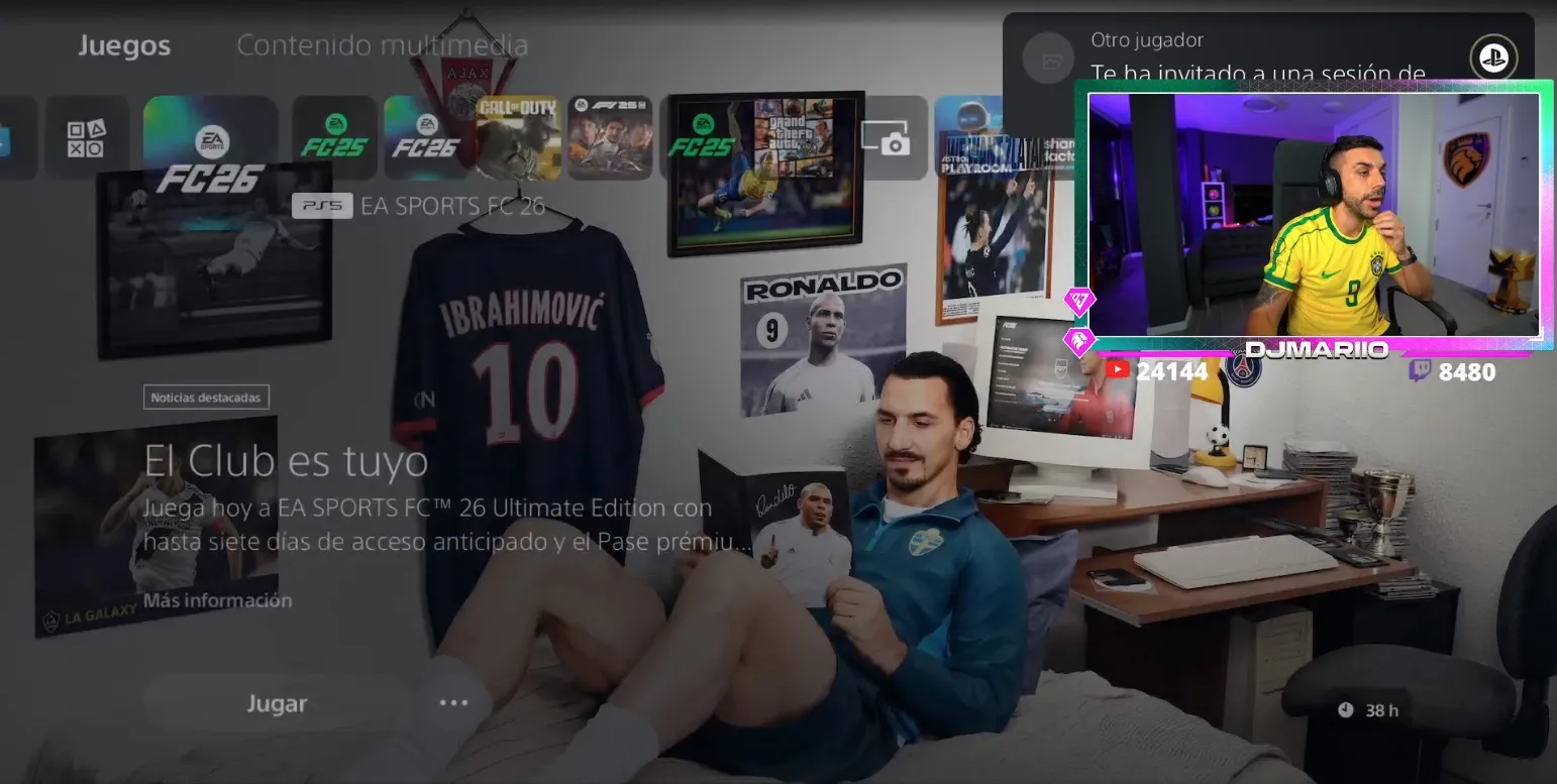 DjMaRiiO en FC 26 DjMaRiiO en un directo de FC 26