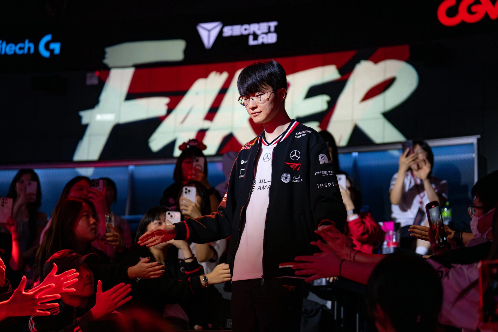 Faker durante los playoffs de la LCK 2025
