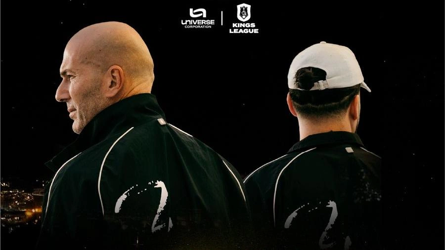 The Universe League, proyecto de Zinedine Zidane con la colaboración de la Kings League