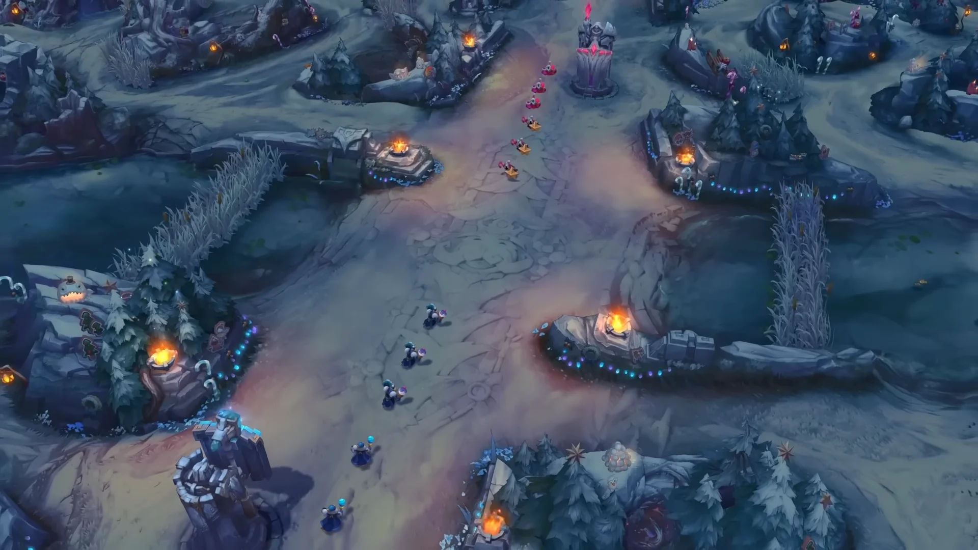 Así es el mapa de League of Legends de invierno en 2025