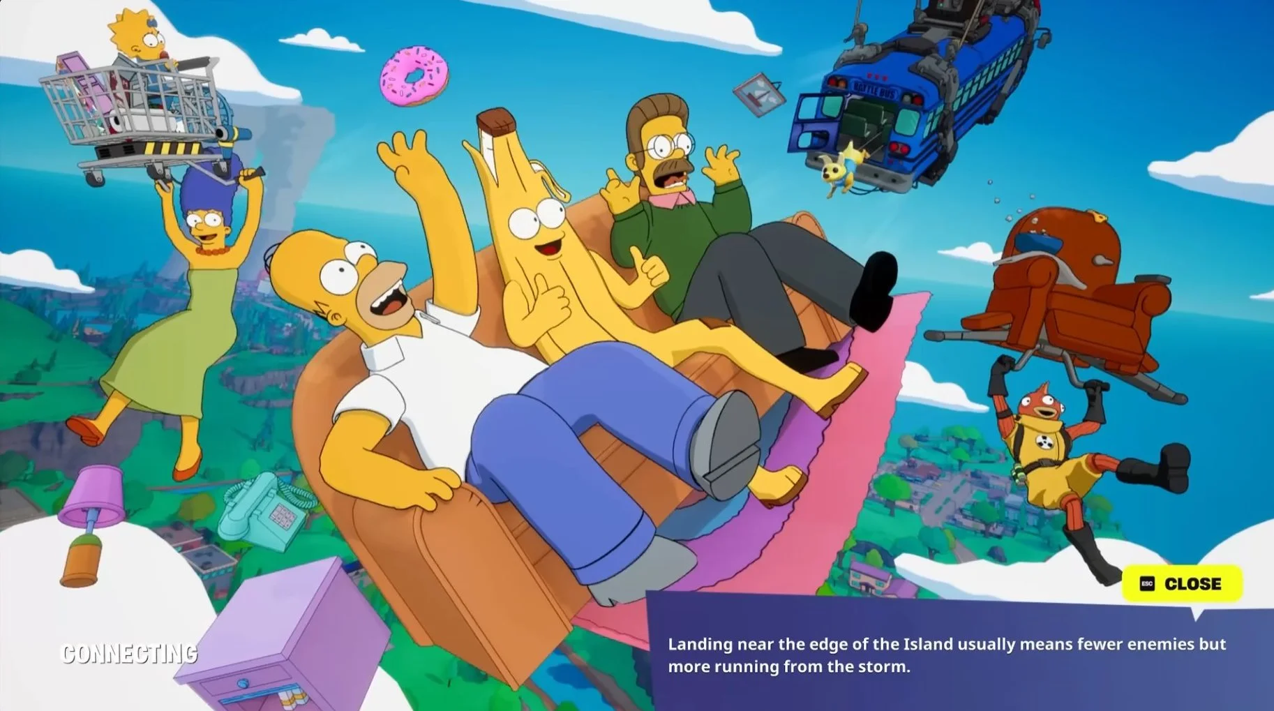 Los Simpson llegan a Fortnite con la nueva temporada