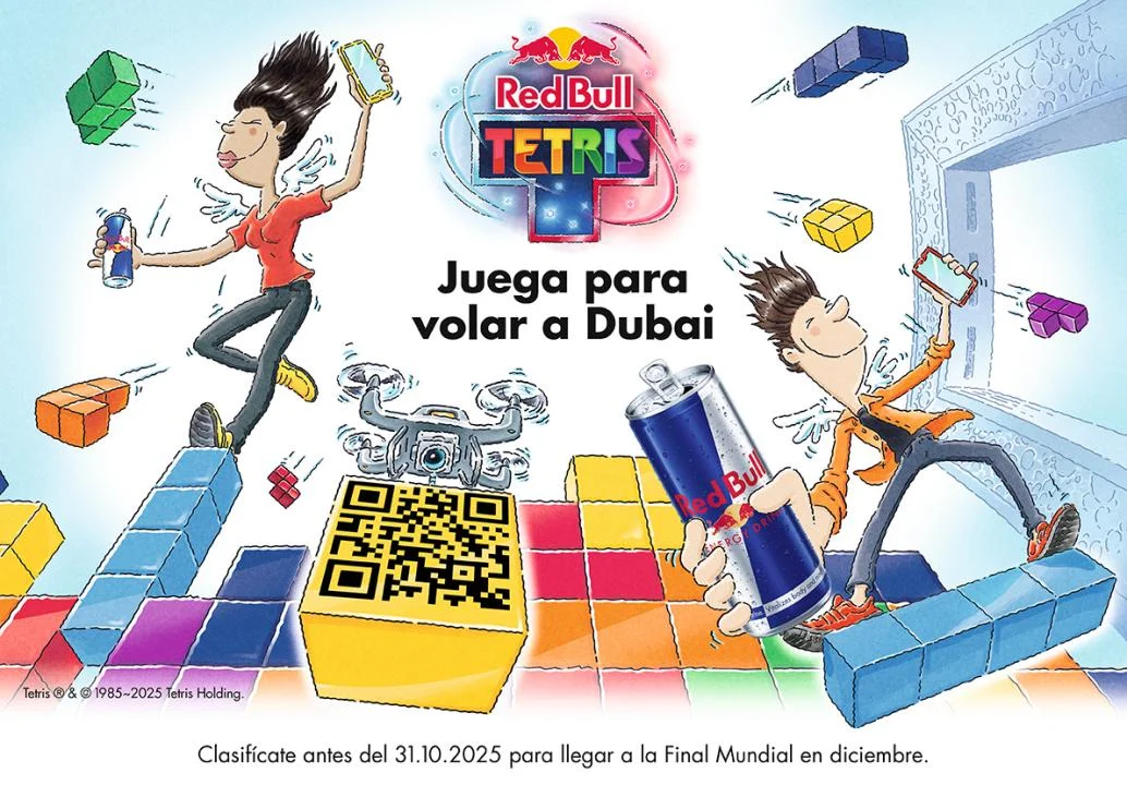 Cartel de Red Bull Tetris