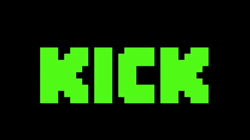 Logo de Kick con los colores habituales
