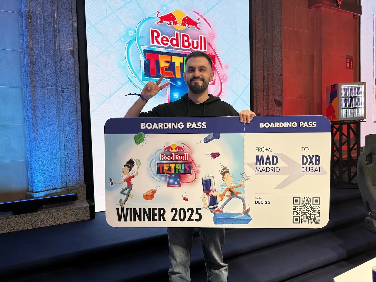 José Delgado, campeón de Red Bull Tetris José Delgado, campeón de Red Bull Tetris 2025