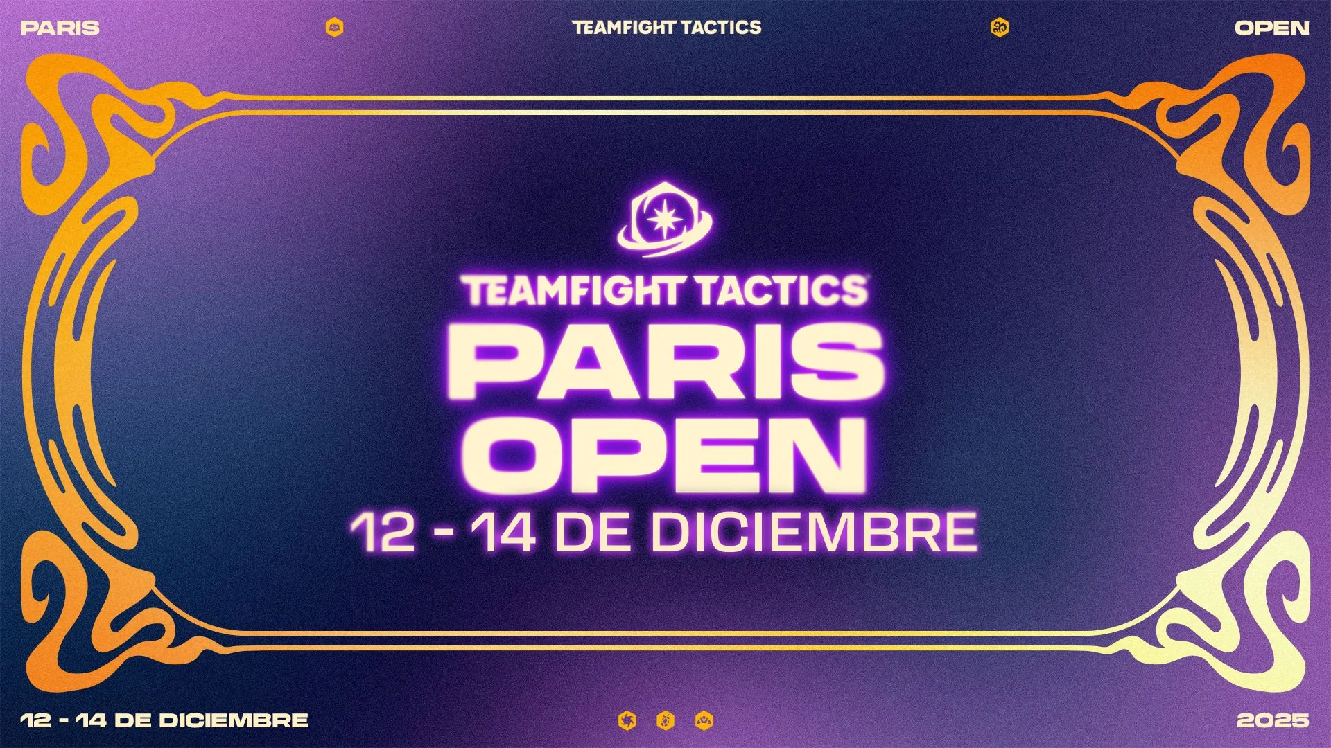 Cartel oficial del TFT París Open de 2025