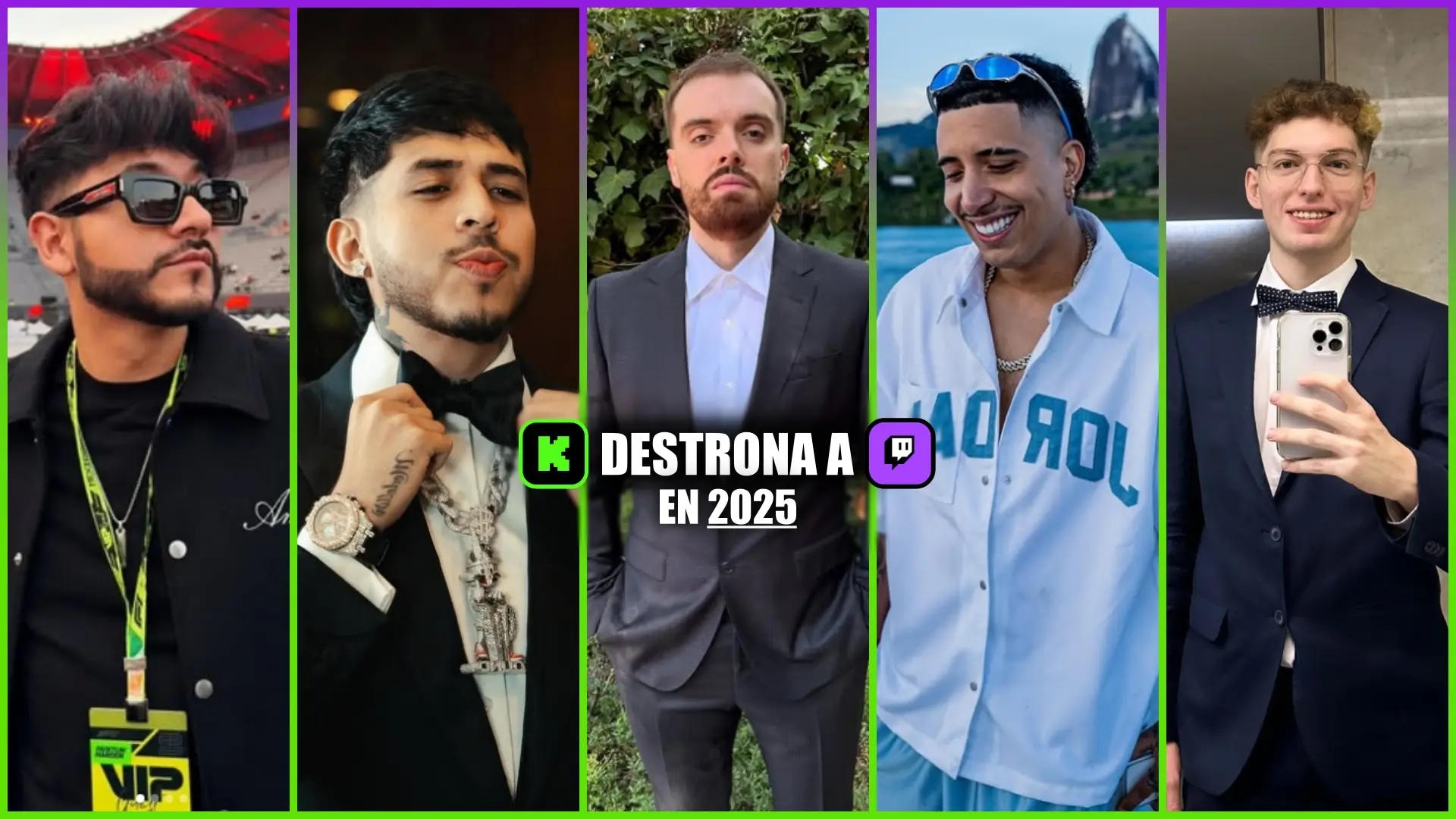 Kick destroza a Twitch en los streamers más vistos de todo 2025