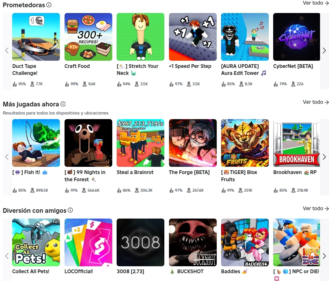 Uno de los países más grandes del mundo bloquea el acceso a Roblox Minijuegos en Roblox.