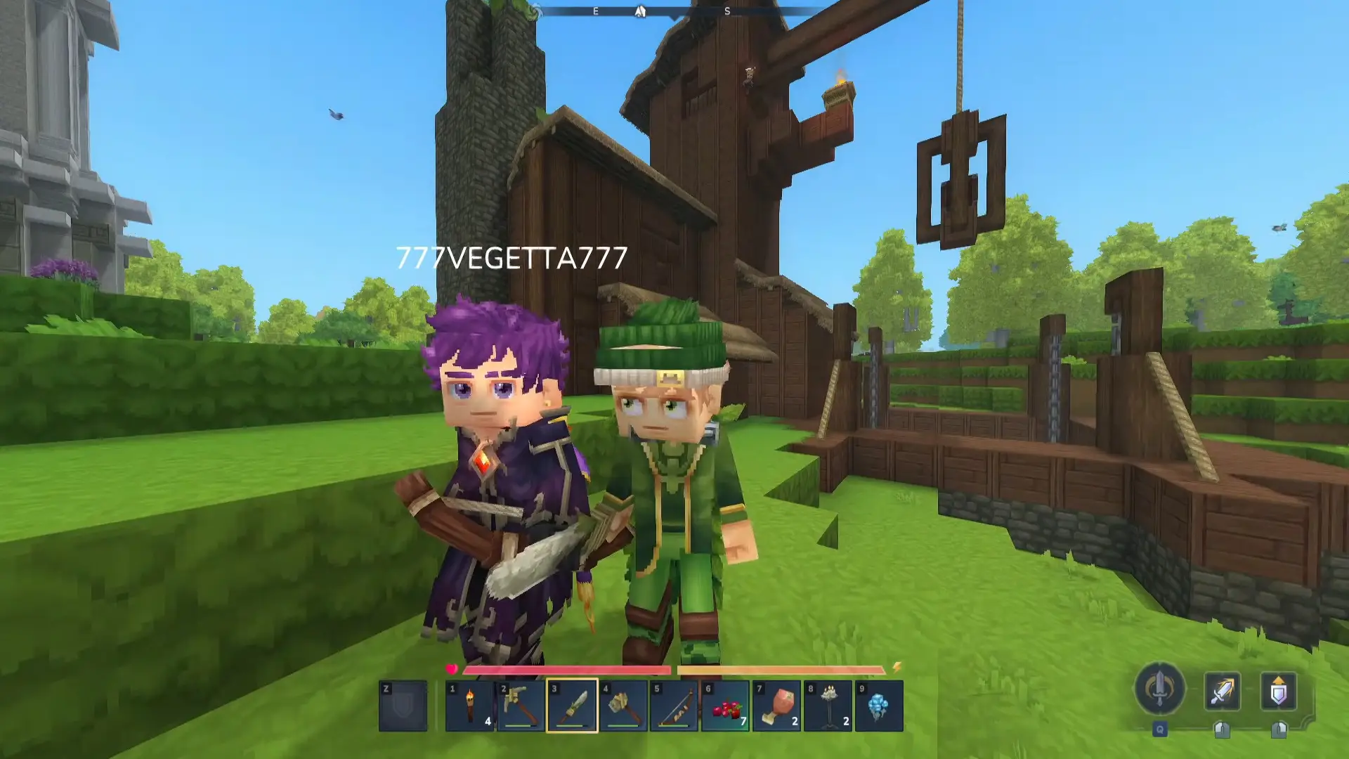Vegetta y Willyrex en Hytale