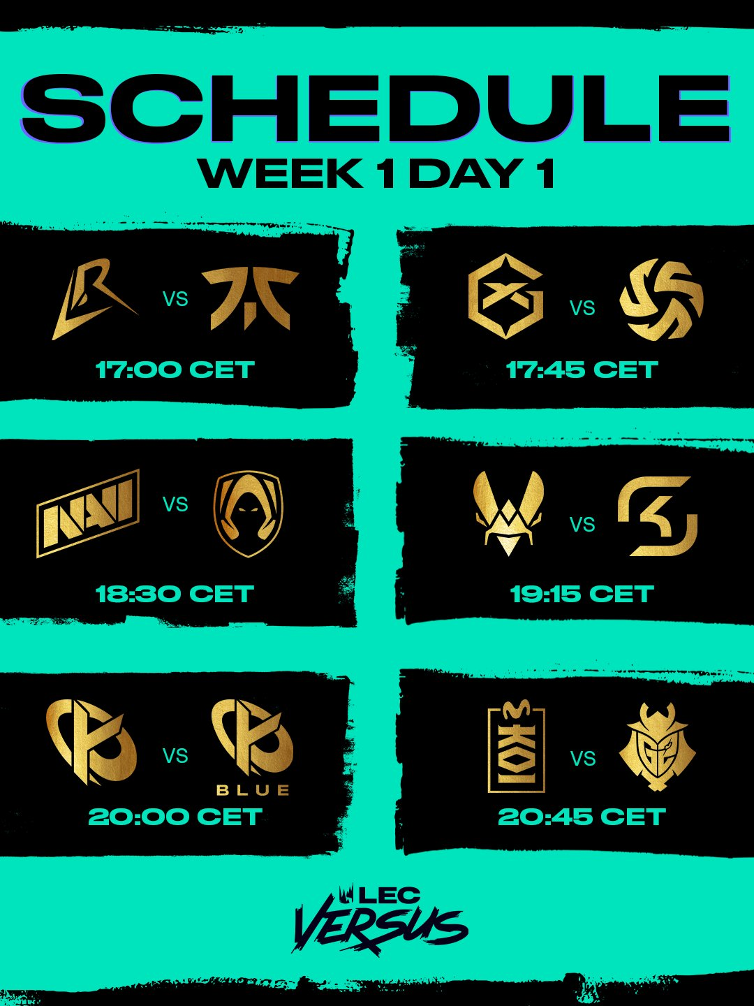 Movistar KOI afronta la semana más difícil de la LEC Versus 2026 Los primeros partidos de la LEC Versus 2026.