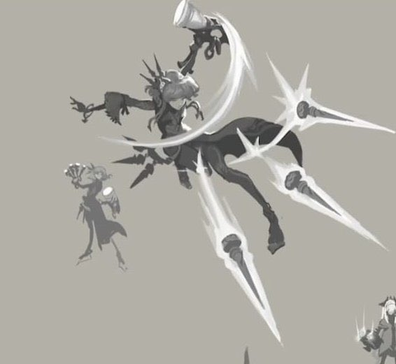 El concepto descartado de Yunara que podría tener Locke.