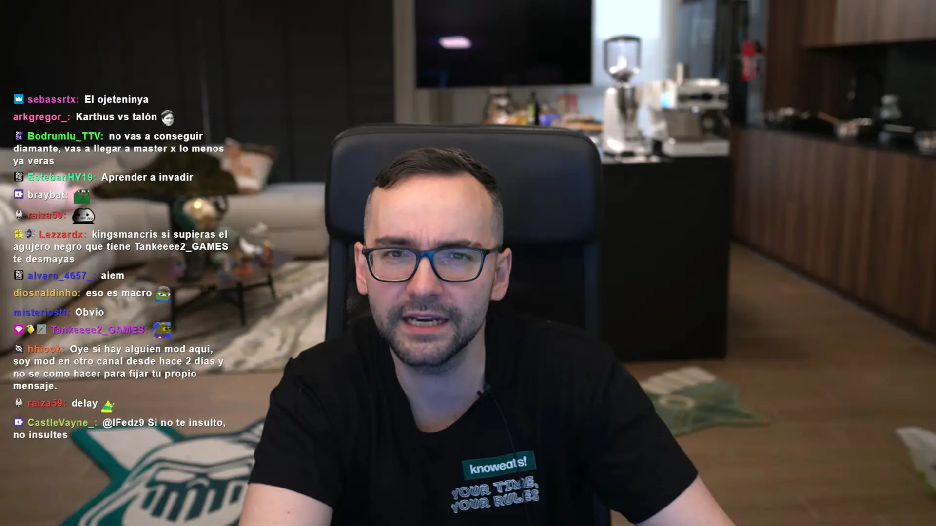 Una imagen de Xokas streameando LoL.