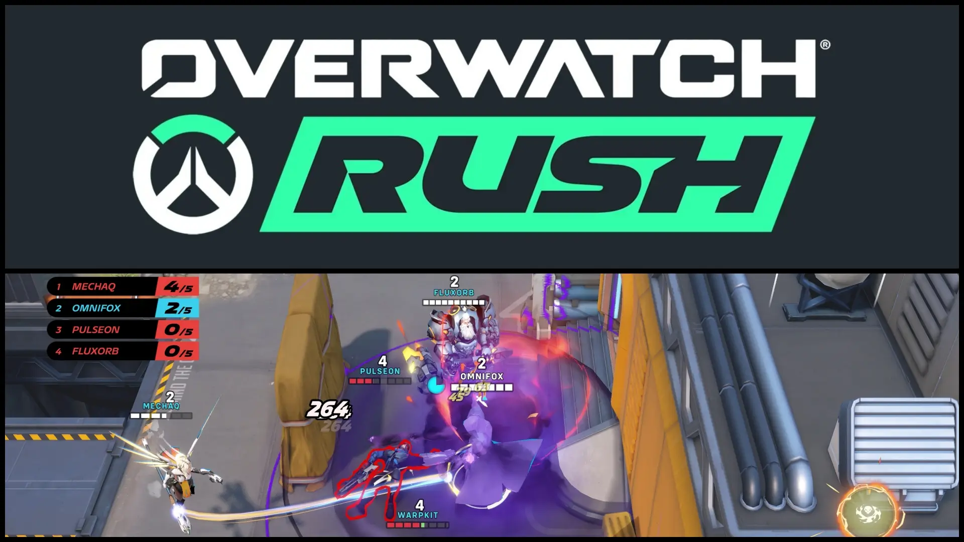 Así es Overwatch Rush, lo nuevo de Blizzard en móviles.
