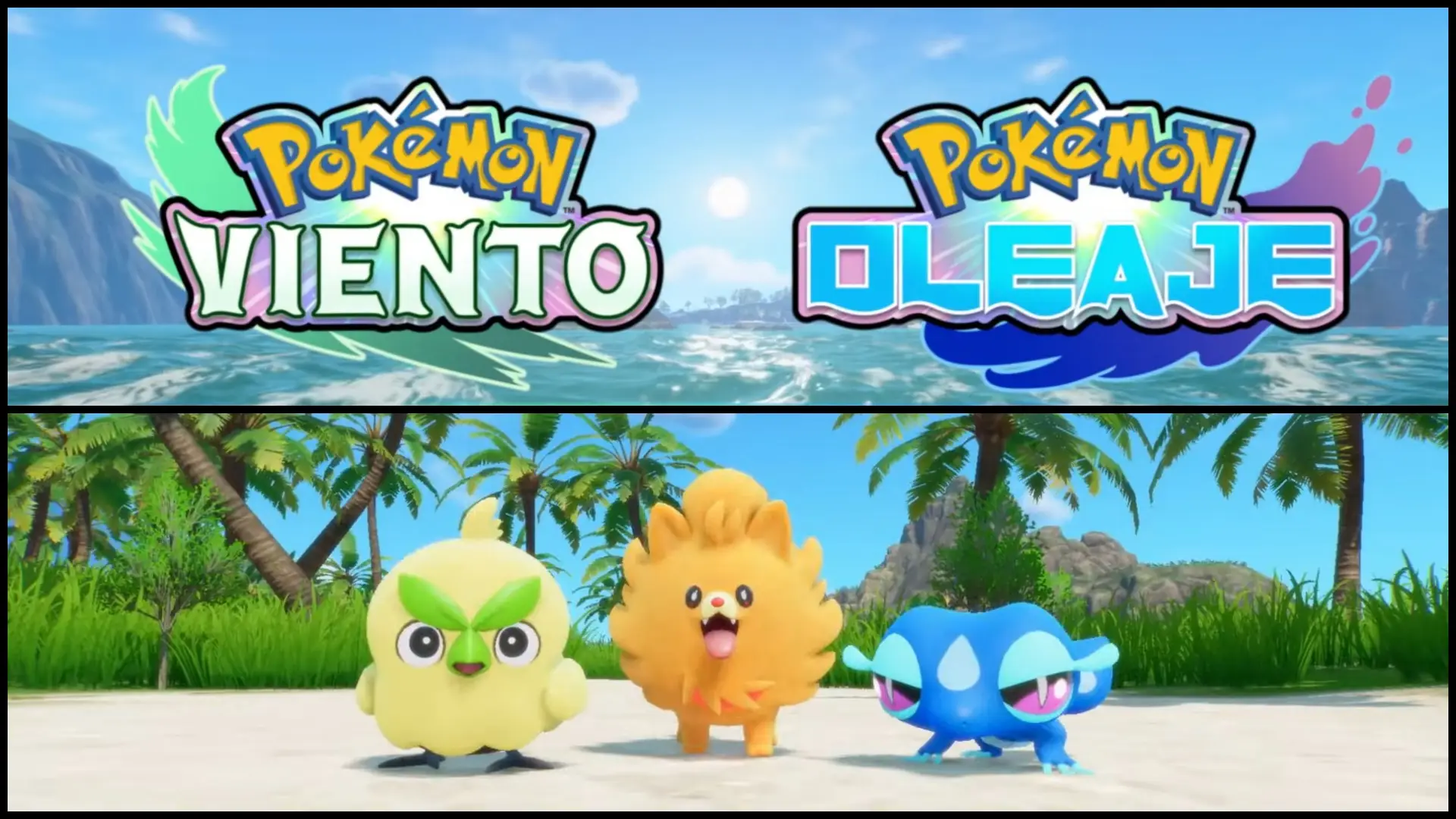 Así es Pokémon Viento y Pokémon Oleaje, la décima generación de la saga.