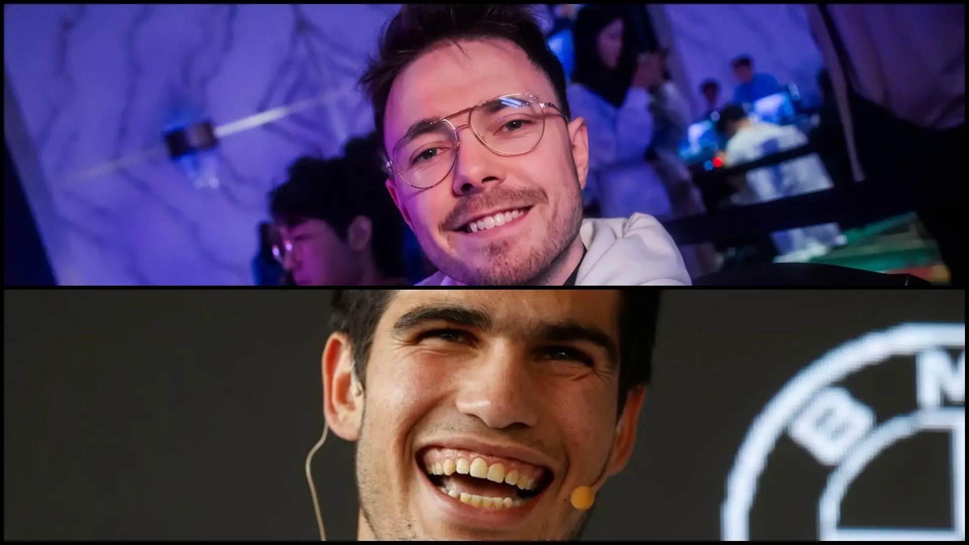 Reven y Alcaraz, entre broma y broma de tenis y TFT