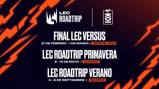 Todos los detalles de las finales de LEC Versus 2026: horarios, formato y entradas Calendario de torneos de LEC en España en 2026.