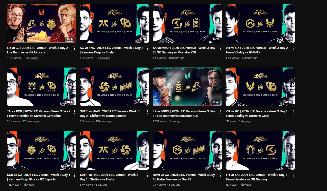 El adiós de Los Ratones: Caedrel confirma la desaparición de la organización La audiencia de Los Ratones en la LEC.