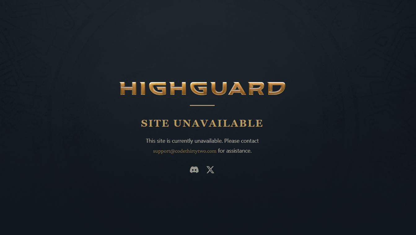La web de Highguard deja de estar disponible: ¿cierre inminente? La web de Highguard deja de estar disponible: ¿cierre inminente?
