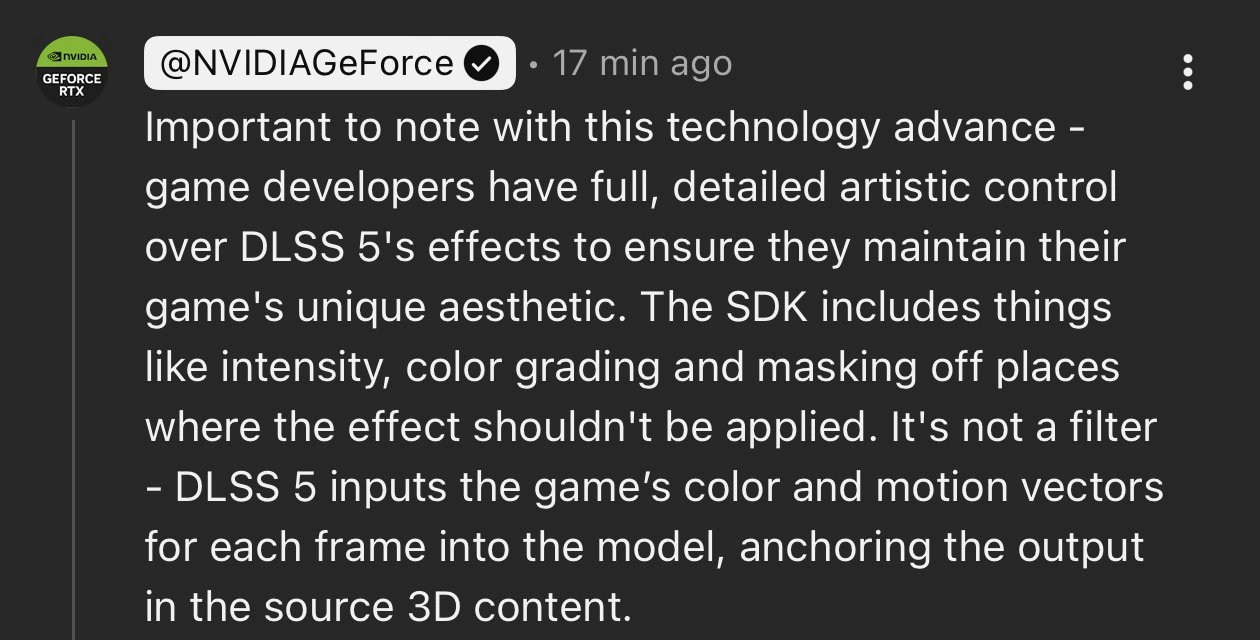 ¿Qué es el nuevo DLSS 5 de Nvidia? Memes, reacciones y críticas en la comunidad La defensa de Nvidia ante las críticas al DLSS 5.