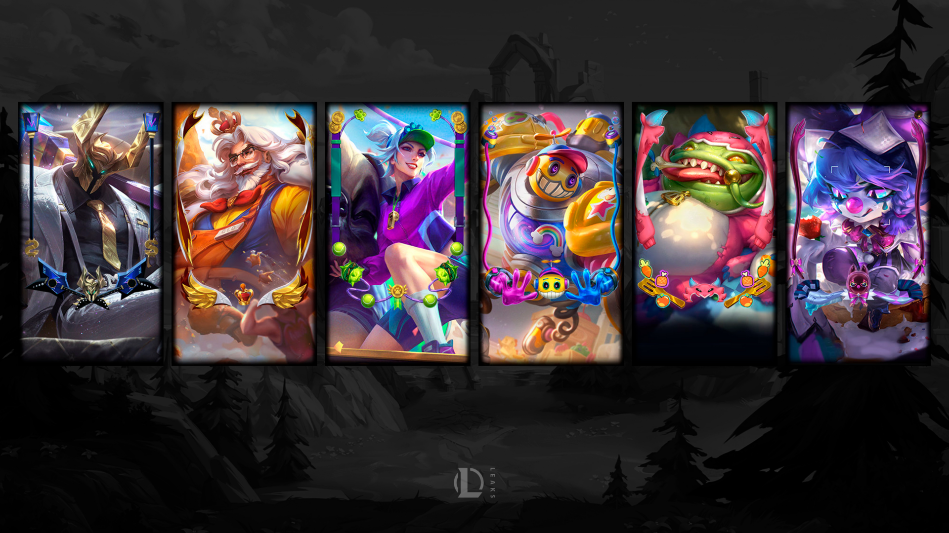Así son las skins de April Fools de League of Legends: los aspectos más virales de LoL Así son los borders de las skins de April Fools de League of Legends.
