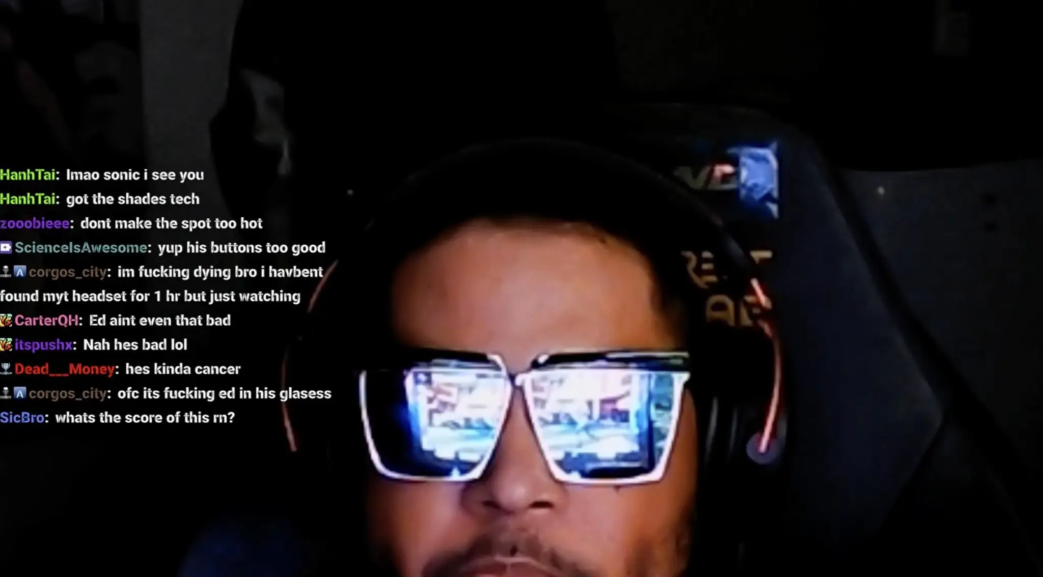 sonic_sol, baneado de Twitch por emitir la Capcom Cup con el reflejo de sus gafas