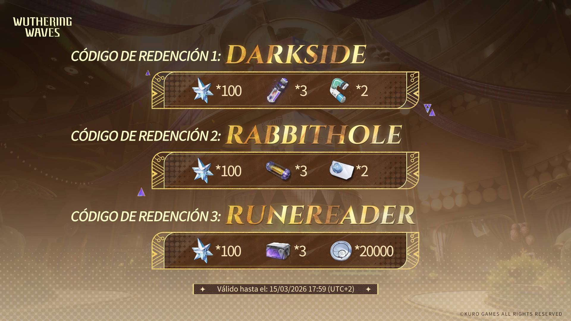 Todo sobre el nuevo Wuthering Waves 3.2 y códigos activos Todo sobre el nuevo Wuthering Waves 3.2 y códigos activos