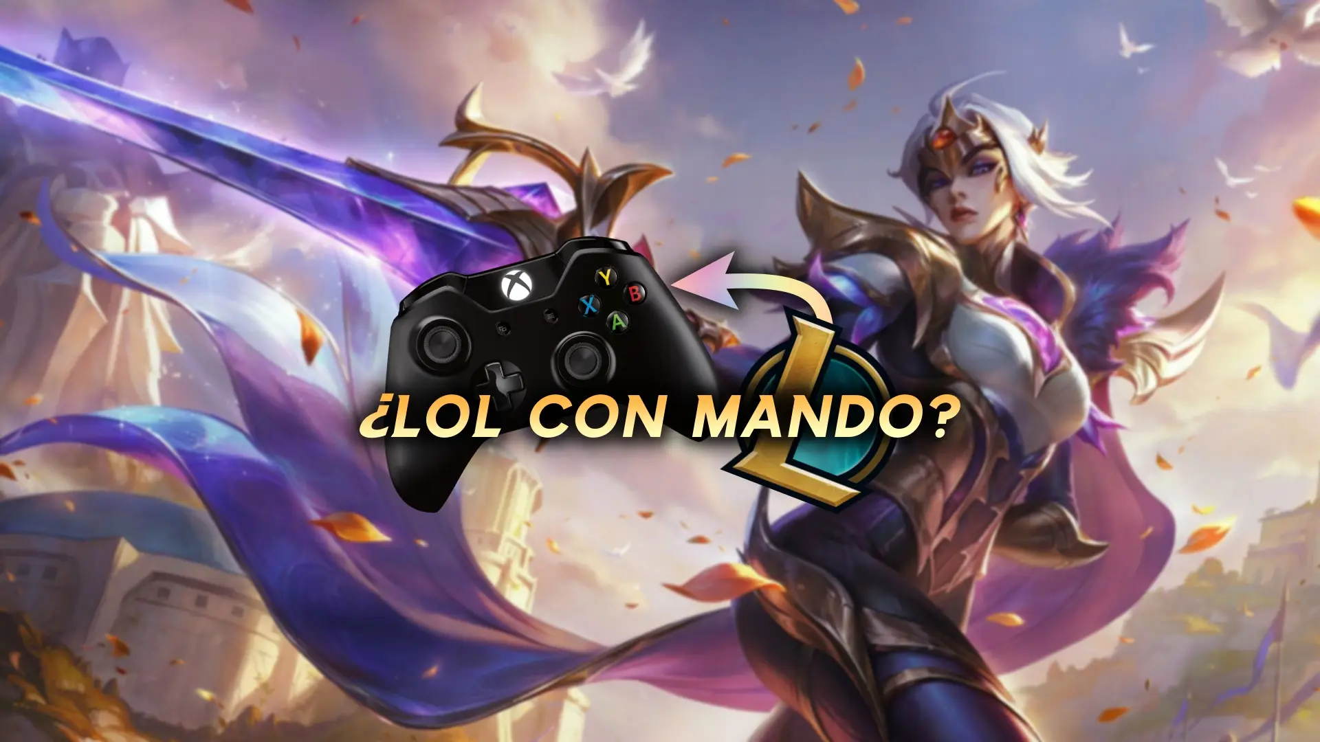 League of Legends con mando es una realidad con el WASD.