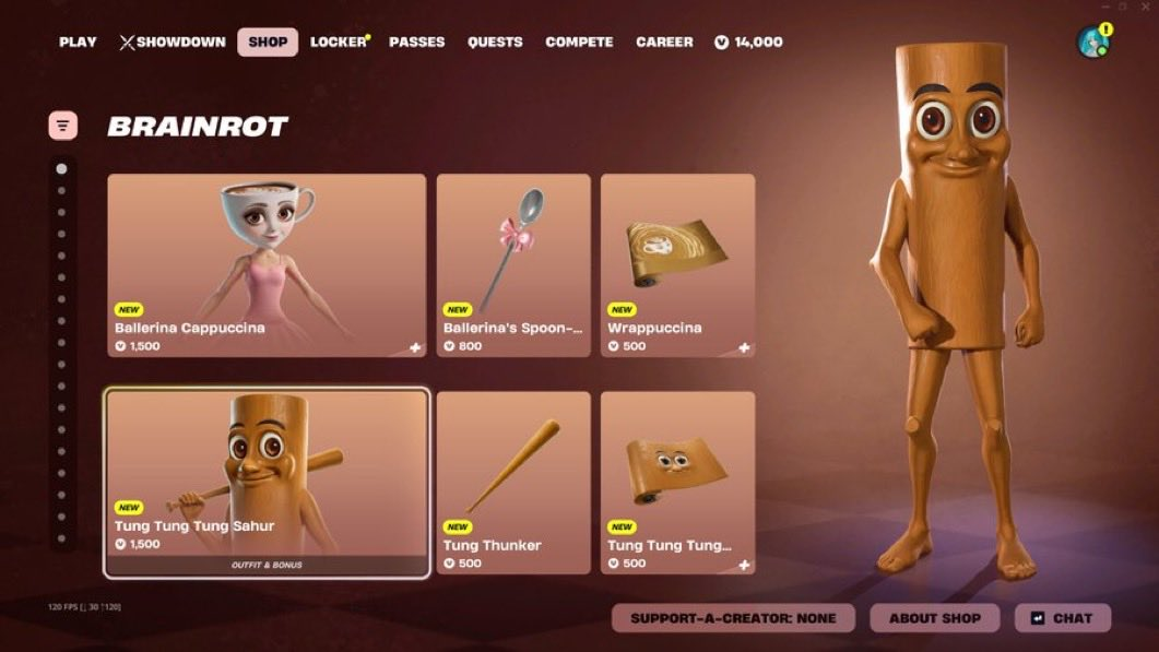 Cómo conseguir la skin de Tung Tung Tung Sahur en Fortnite: ¿Cuándo está disponible? Así es la skin de Tung Tung Tung Sahur en Fortnite.