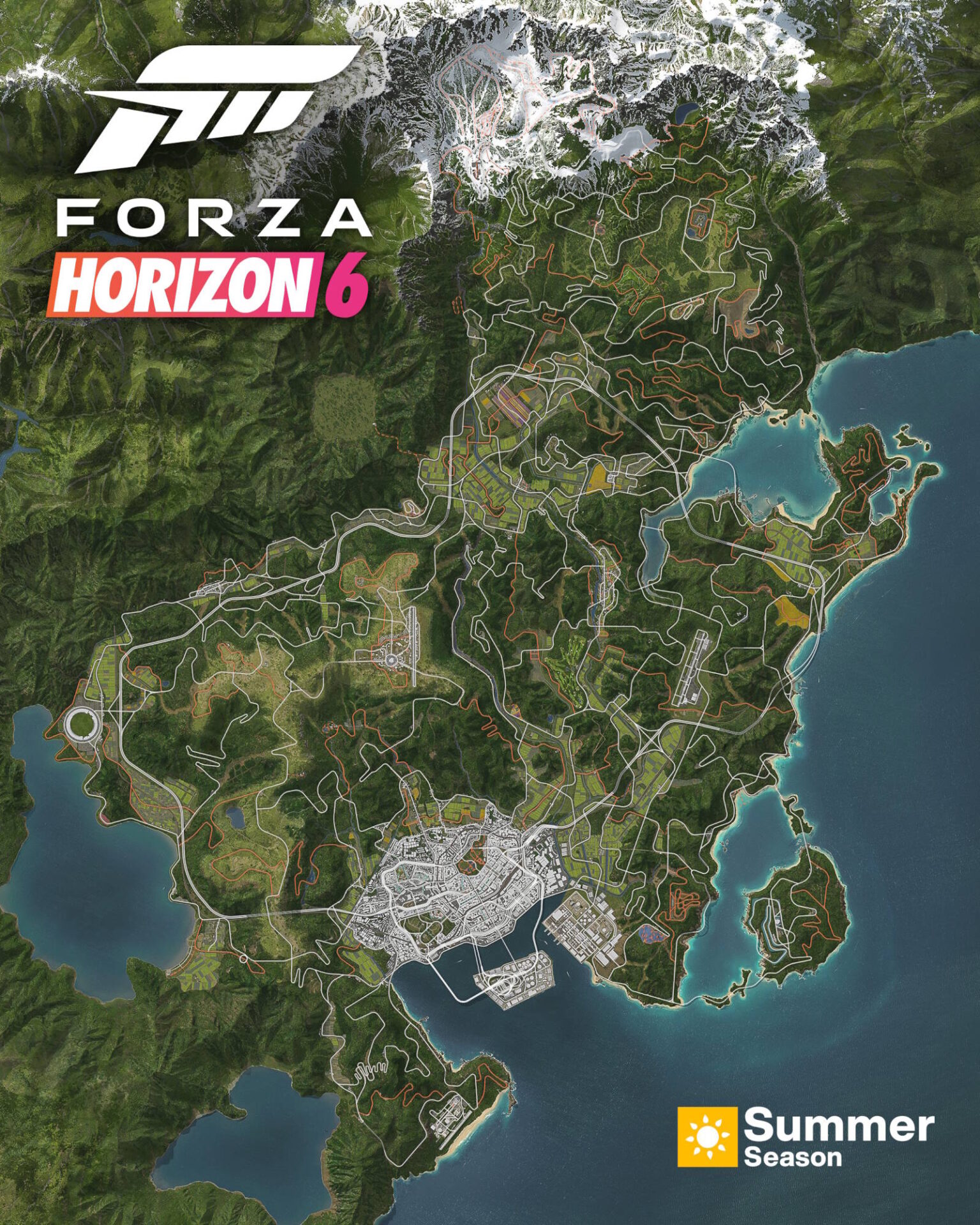 Así es Forza Horizon 6: mapa y prólogo del juego Así es Forza Horizon 6: mapa y prólogo del juego