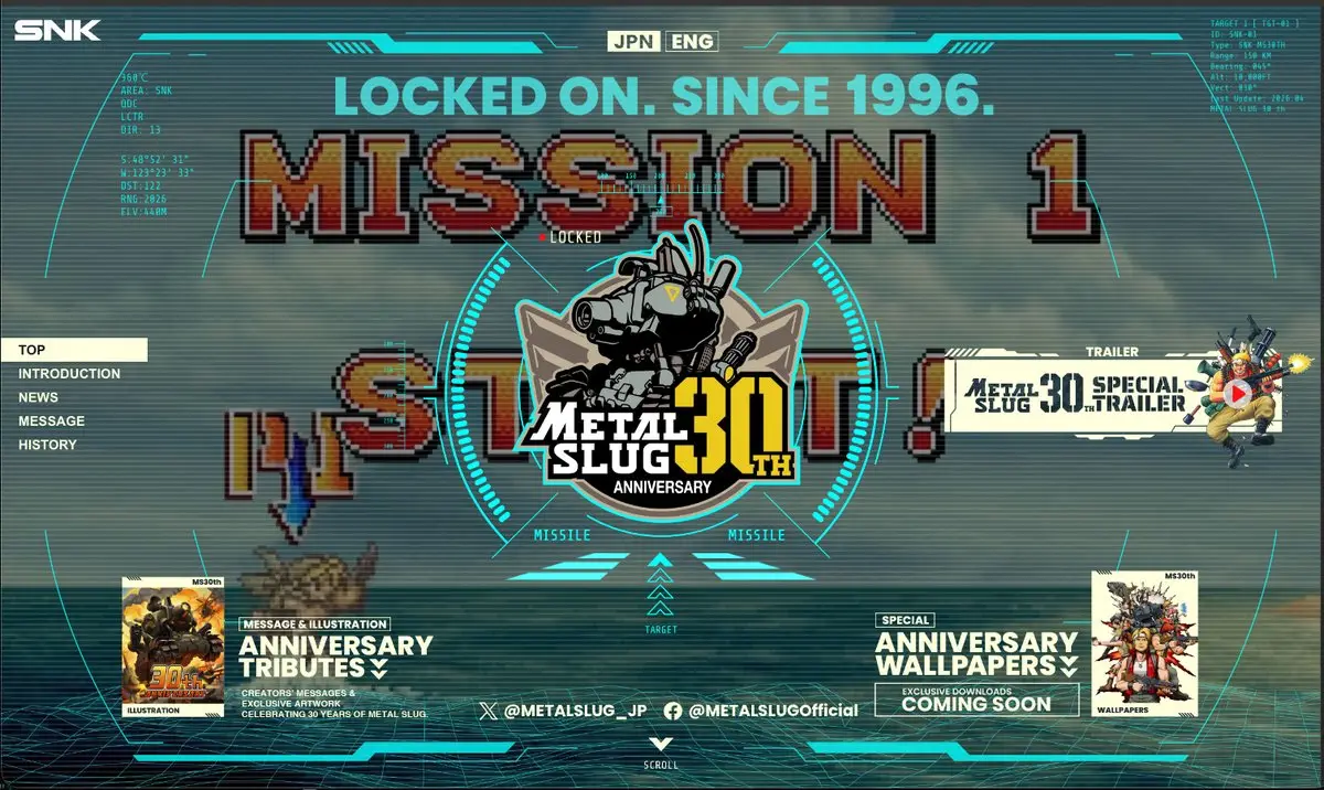Metal Slug 30º aniversario