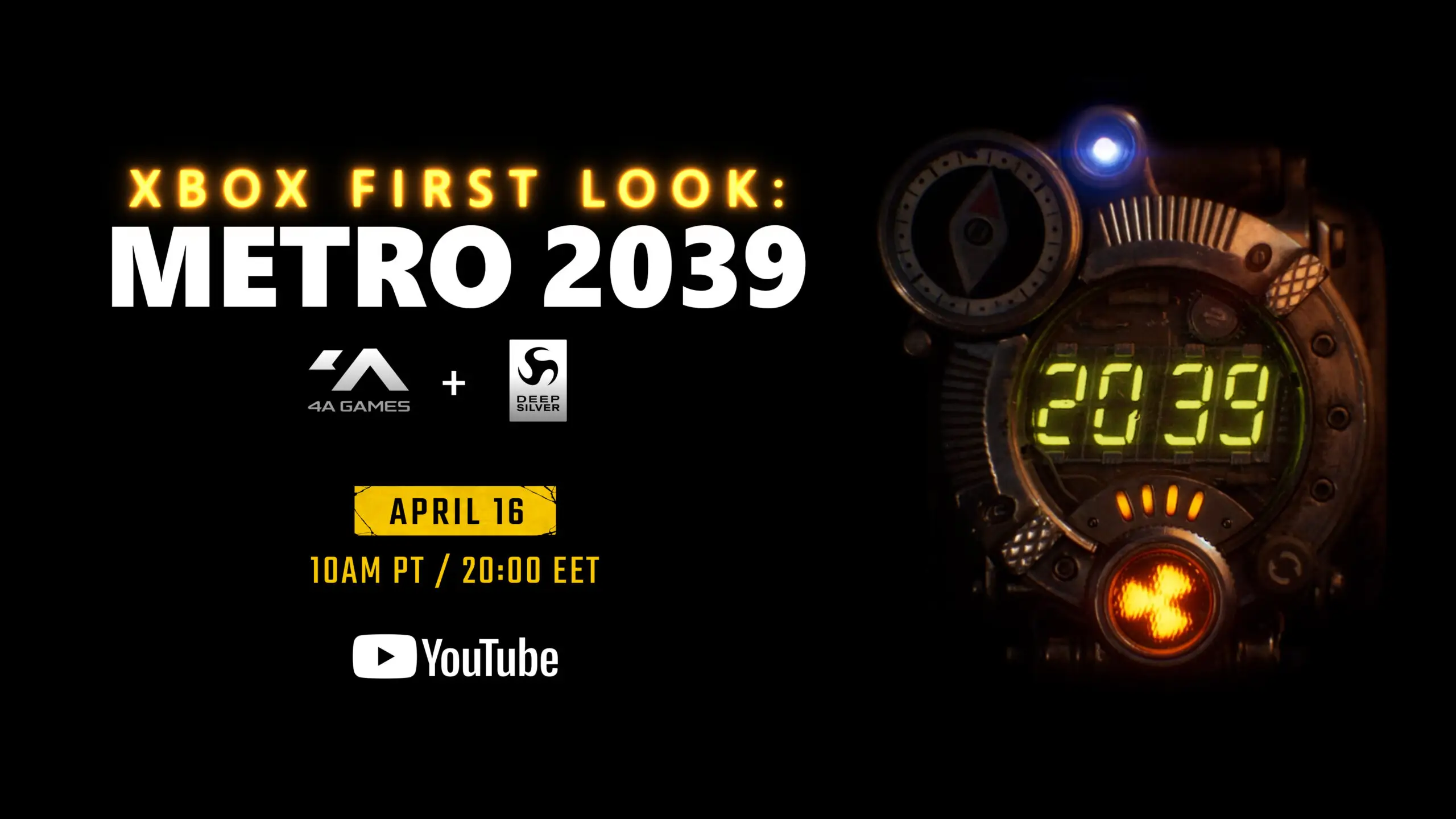 Anunciado Metro 2039: dónde y cuándo ver su presentación