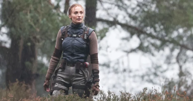Sophie Turner en el rodaje de Tomb Raider