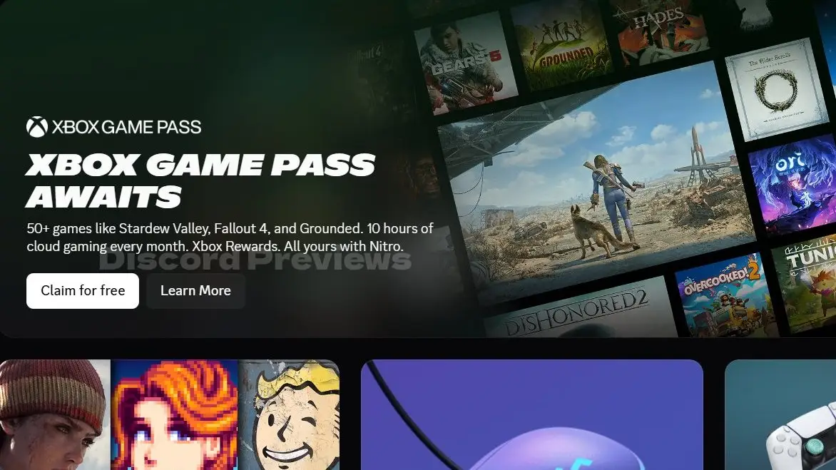 Xbox Game Pass llegará a Discord
