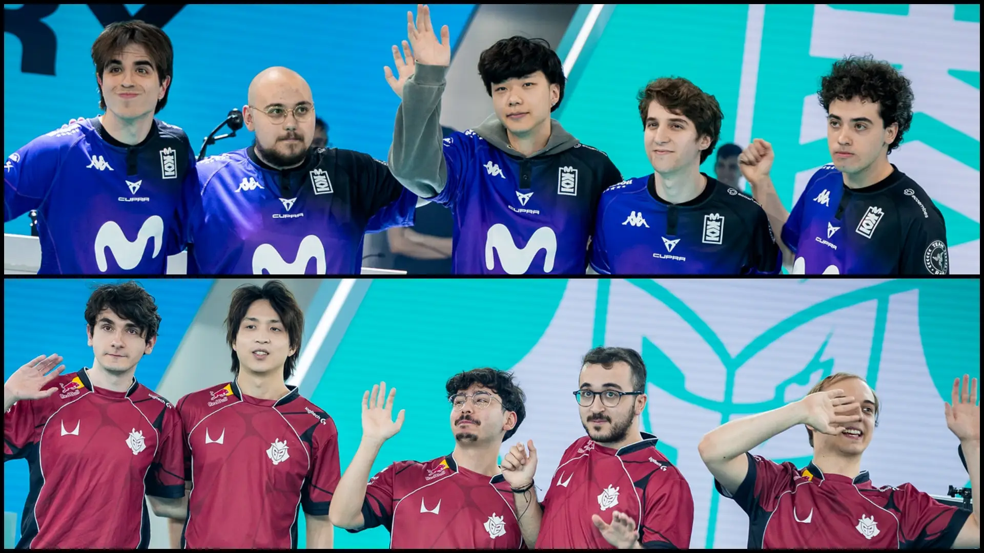 Movistar KOI vs G2 Esports en playoffs de LEC primavera 2026.