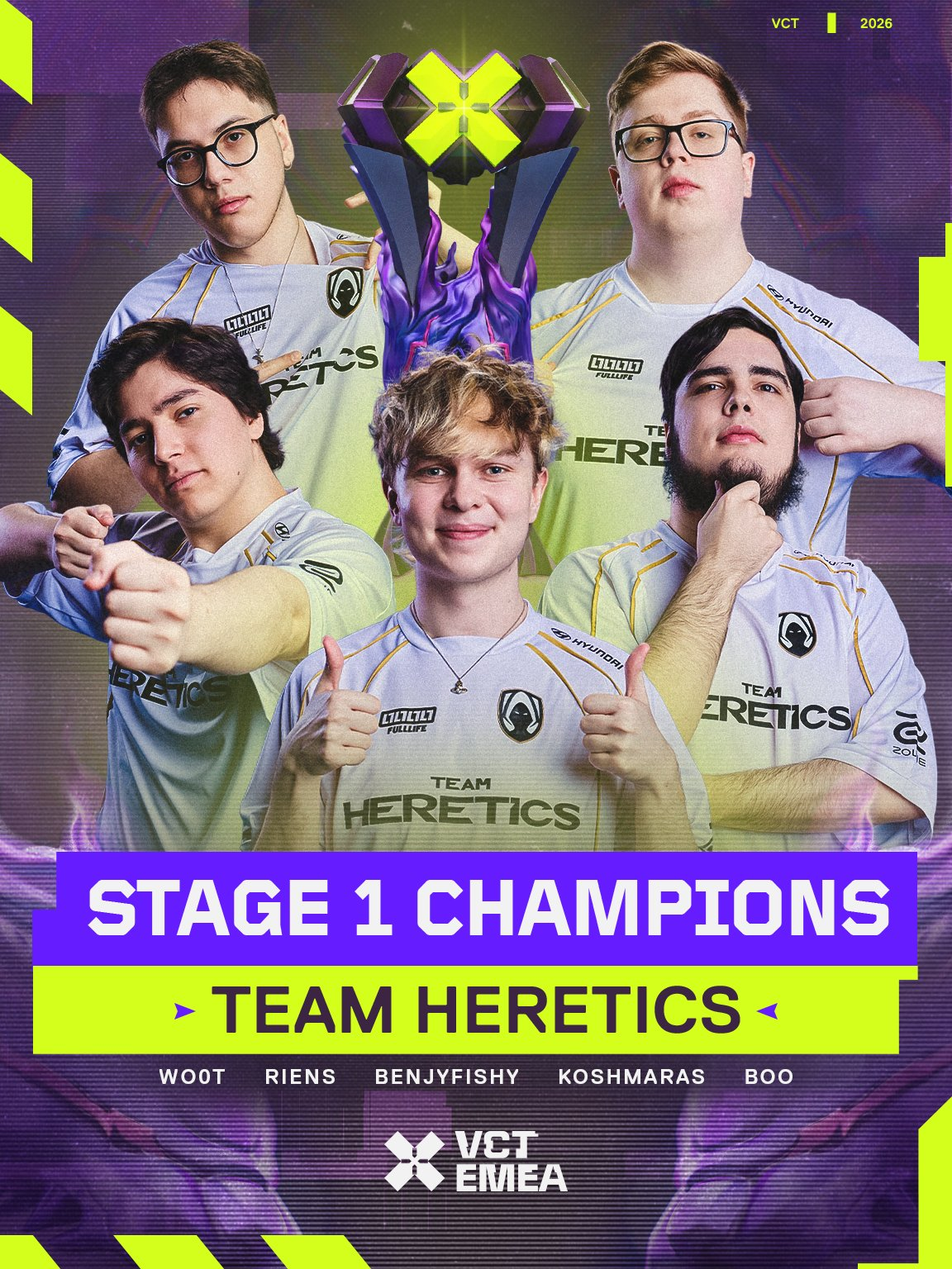 Team Heretics hace historia en VALORANT y se proclama campeón de EMEA Team Heretics es campeón de EMEA de VALORANT.