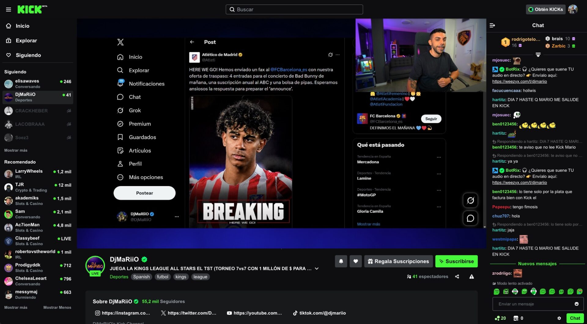 Polémica decisión de Kick: ocultar el contador de viewers Polémica decisión de Kick: ocultar el contador de viewers