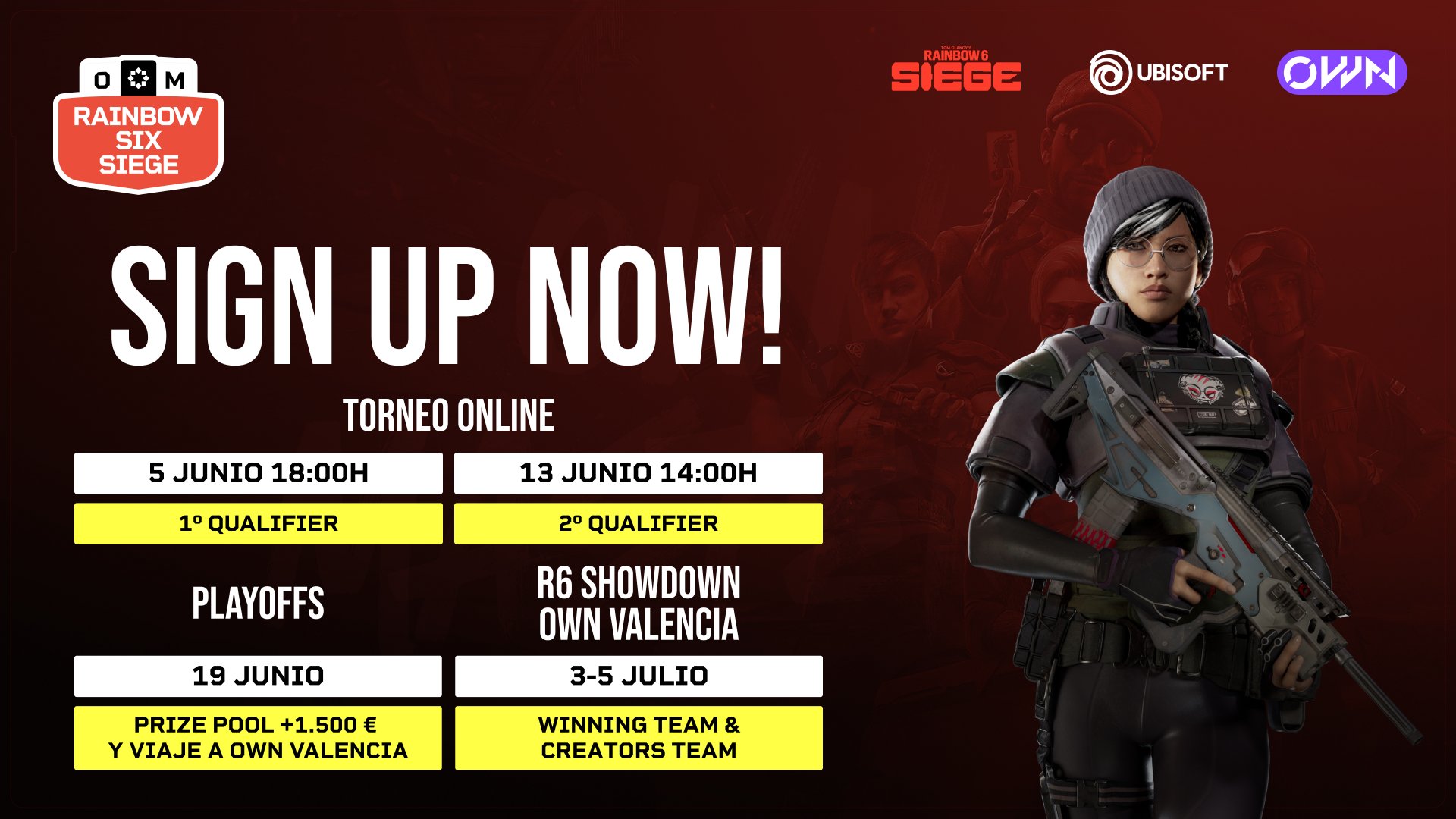 Todo sobre 'OWN Masters: Rainbow Six Siege': cómo es el torneo y premios Todo sobre 'OWN Masters: Rainbow Six Siege': cómo es el torneo y premios