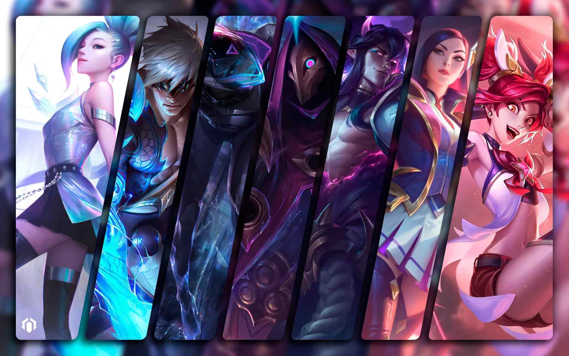 ¿Qué es el nuevo ARAM Wardrobe? ¿Vale la pena este nuevo pase de batalla de League of Legends? Algunas skins de League of Legends.