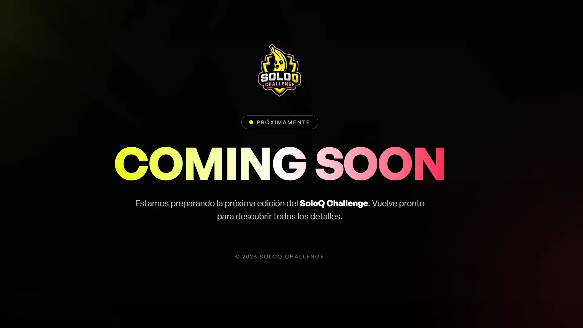 El SoloQ Challenge vuelve en 2026.