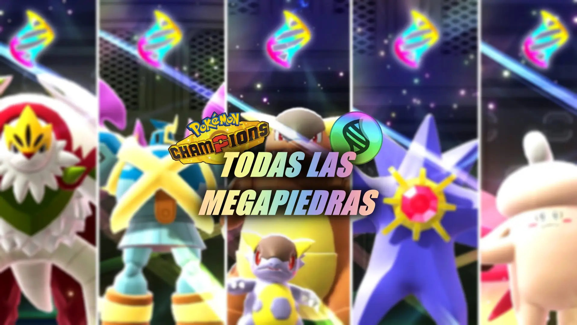 Cómo conseguir todas las megapiedras de Pokémon Champions.