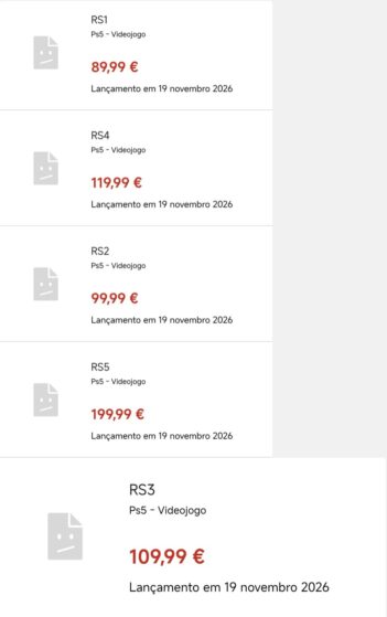 Una tienda portuguesa filtra el precio de GTA VI: no llegaría a los 100 euros Precio de GTA 6 filtrado