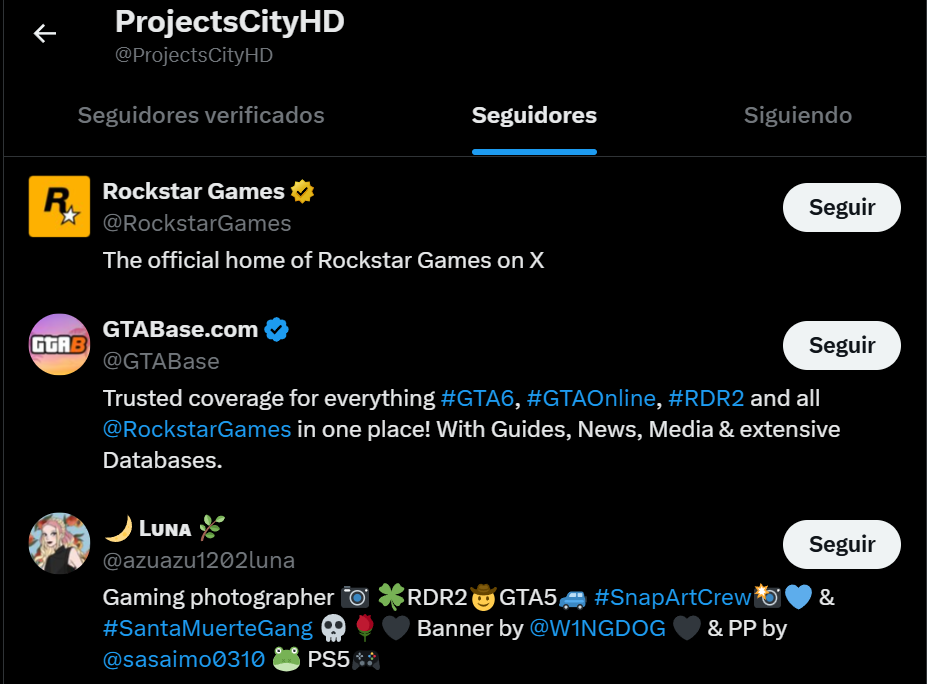 El inquietante tuit que sugiere que GTA 6 se retrasa a 2027: Rockstar Games sigue a esa cuenta El usuario que comenta que GTA 6 se retrasa a 2027 es seguido por Rockstar.