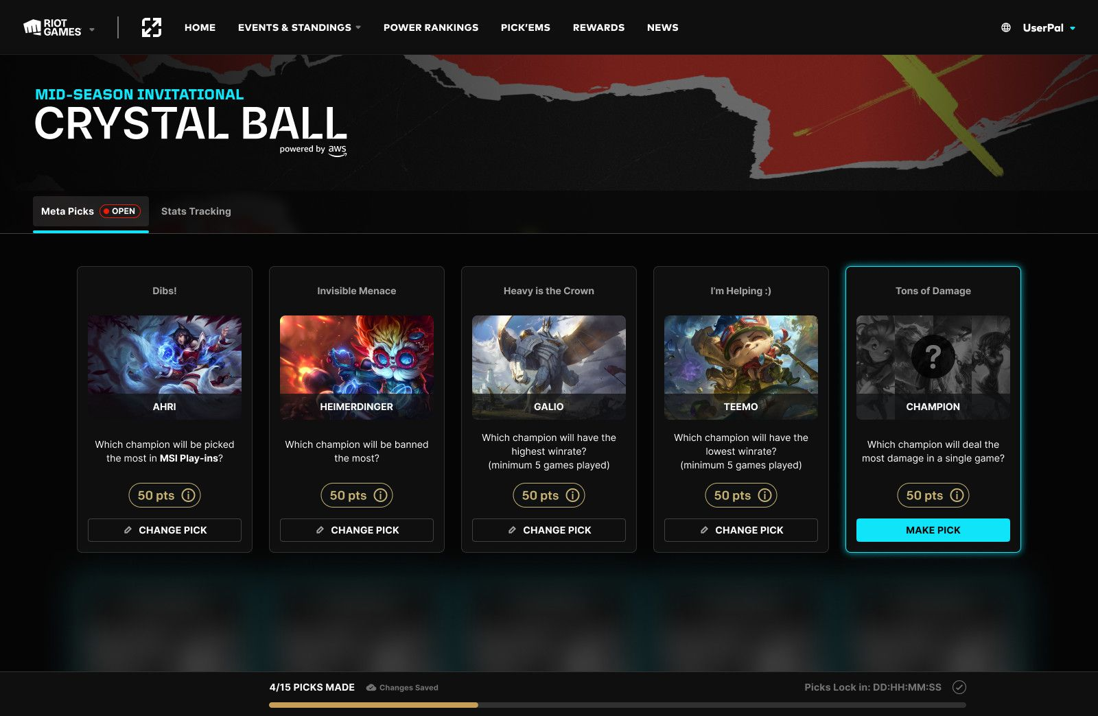 Guía de los Pick'Ems del MSI 2026: cómo hacer la porra del torneo y conseguir recompensas gratuitas Guía de los Pick'Ems del MSI 2026: cómo hacer la porra del torneo y conseguir recompensas gratuitas