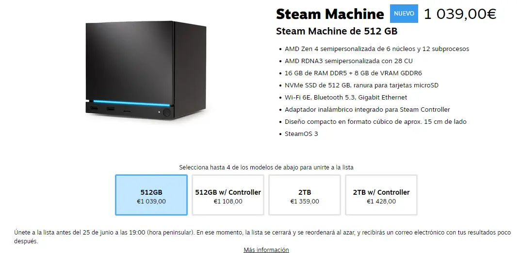 El rendimiento de Steam Machine... ¿es realmente malo? ¿para quién es este dispositivo? El rendimiento de Steam Machine... ¿es realmente malo? ¿para quién es este dispositivo?