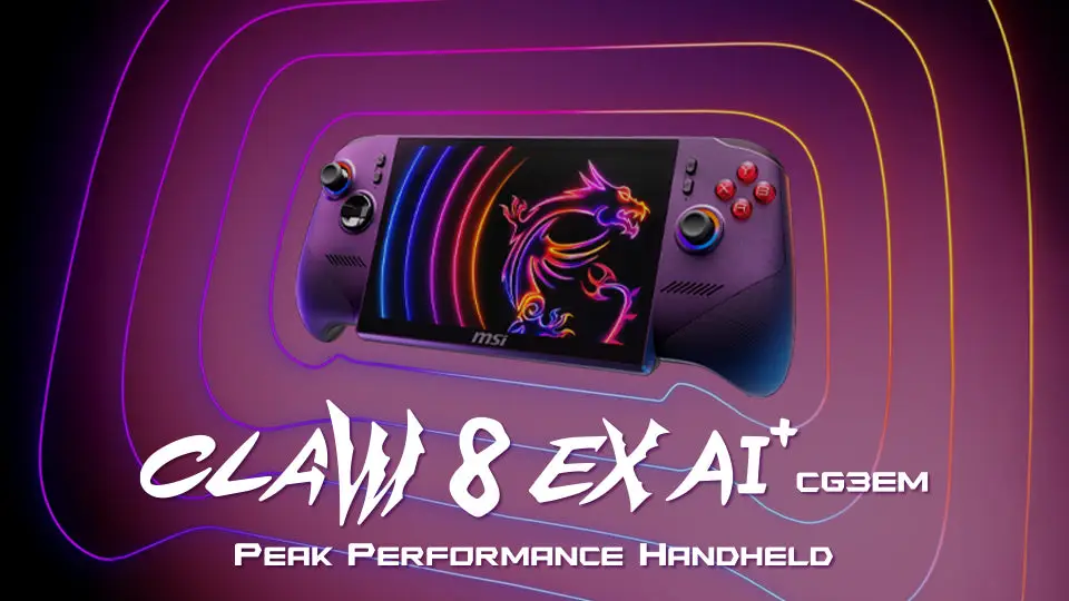 MSI Claw 8 EX AI+: la consola portátil de 1800 dólares