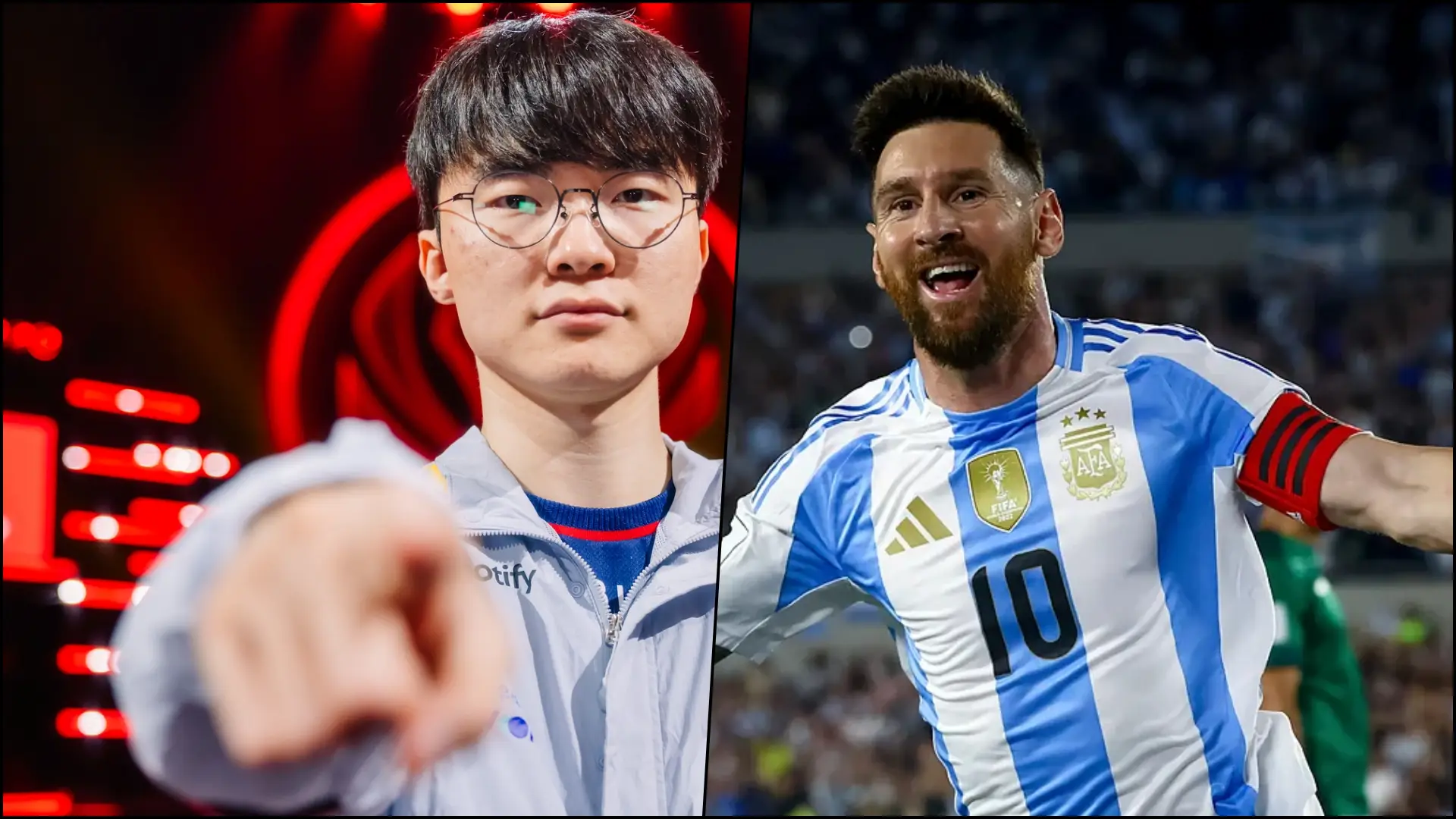 Faker elige a Messi como su ídolo deportivo.
