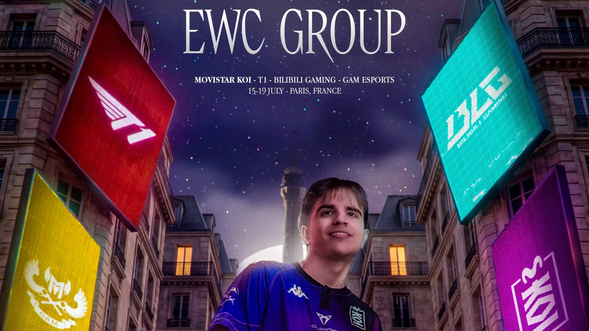 Movistar KOI y sus partidos en la Esports World Cup 2026.